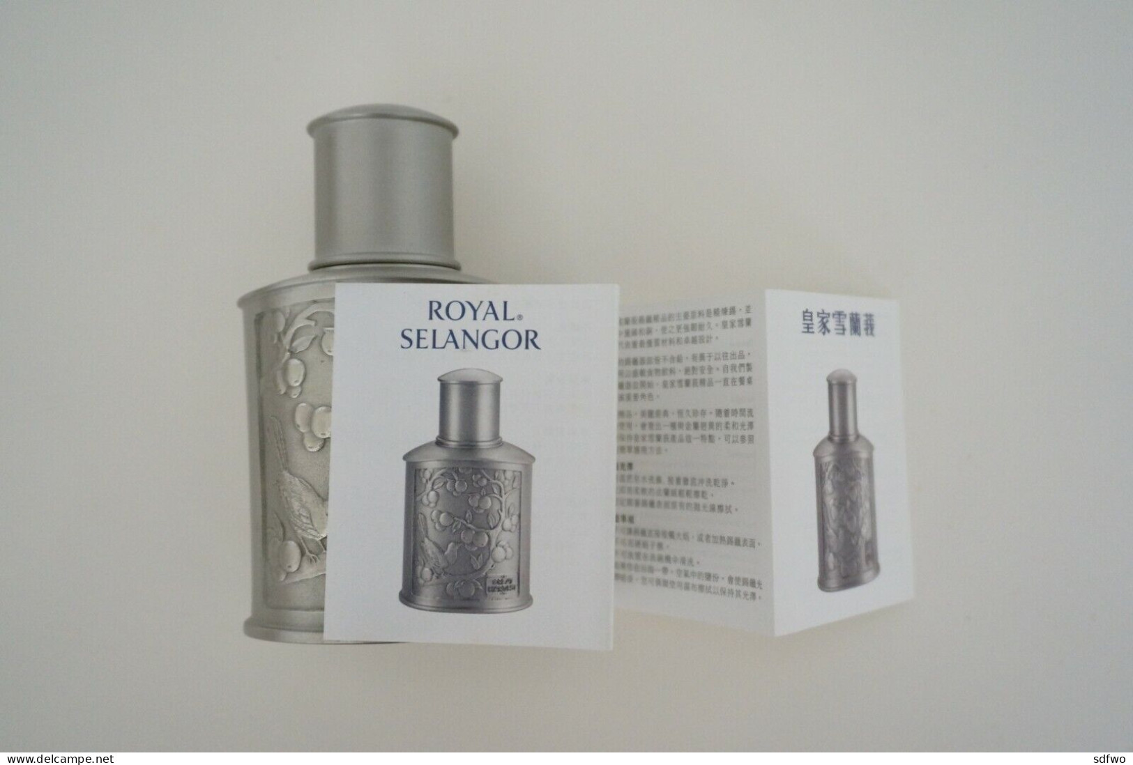 ROYAL SELANGOR PEWTER TEA CADDY (UNUSED)