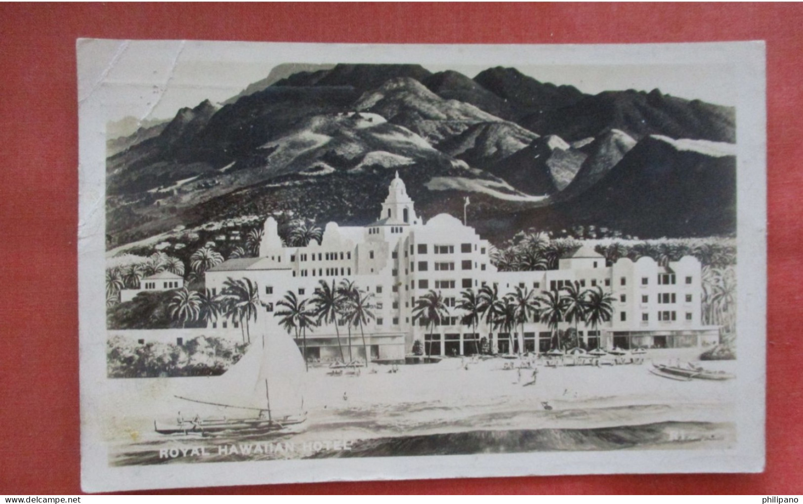 RPPC Royal Hawaiian Hotel.  Honolulu Hawaii > Honolulu   Ref 6048 - Honolulu