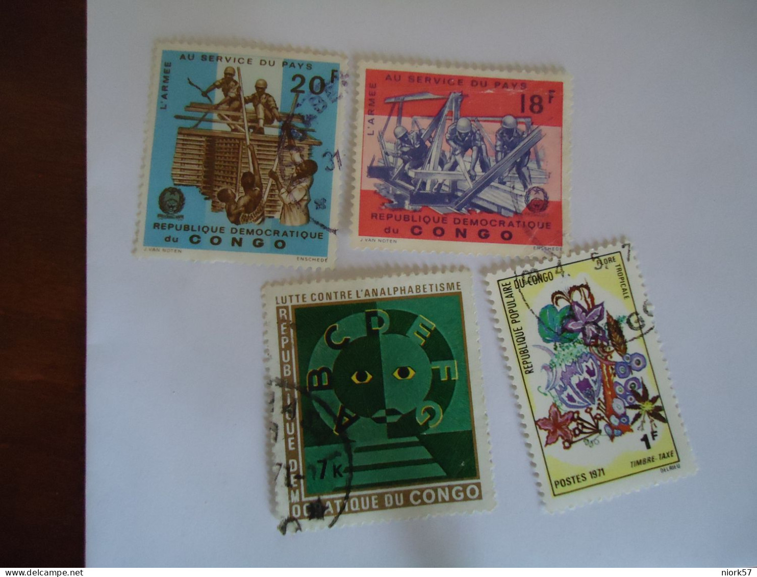 CONGO  USED  STAMPS   LOT 4 - Otros & Sin Clasificación