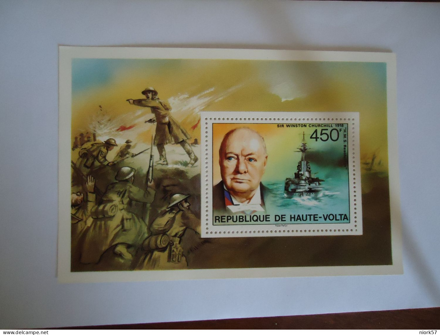 UPPER  VOLTA MNH SHEET  SIR WINSTON CHURCHILL - Sir Winston Churchill