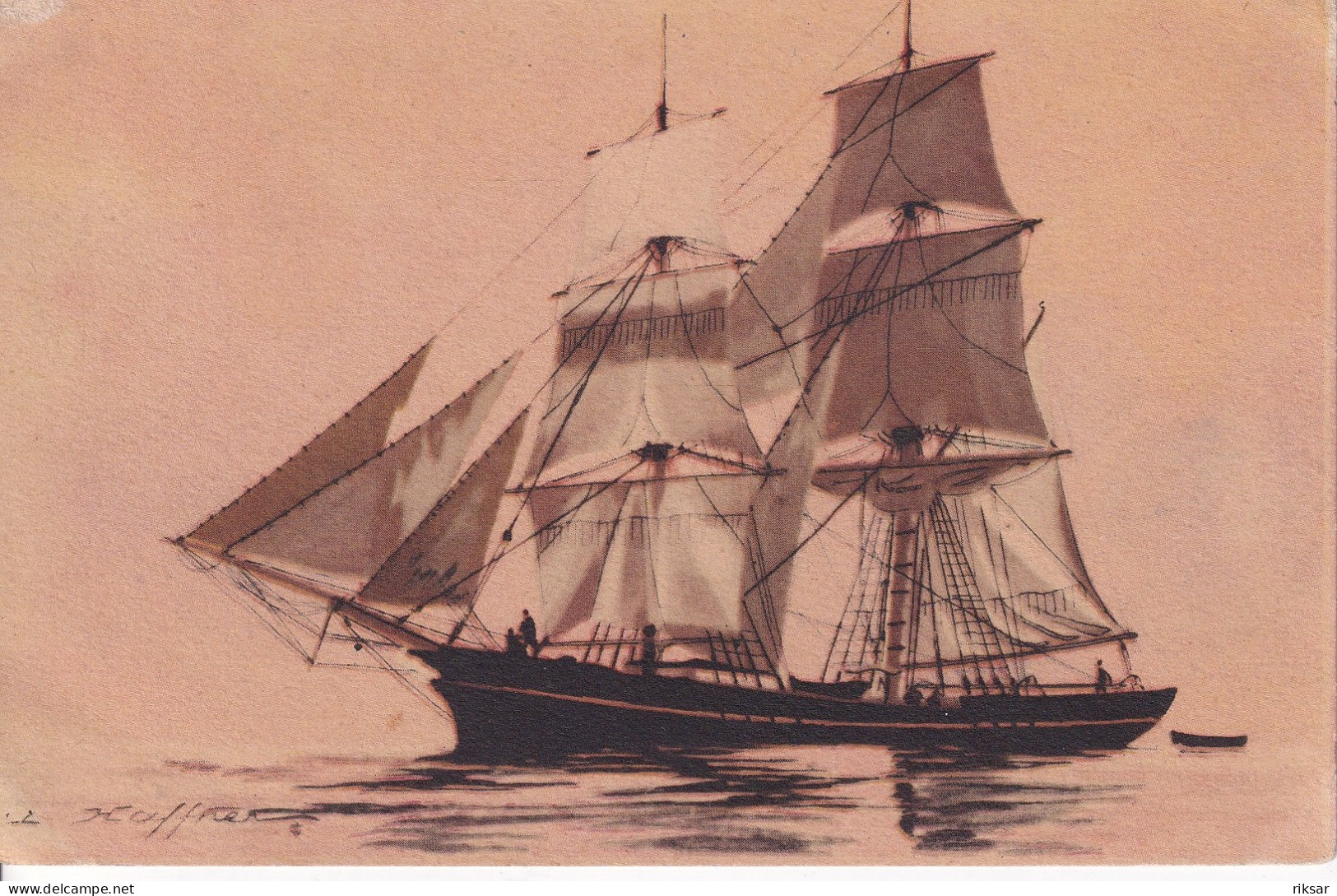 ILLUSTRATEUR(HAFFNER) BATEAU VOILIER - Haffner