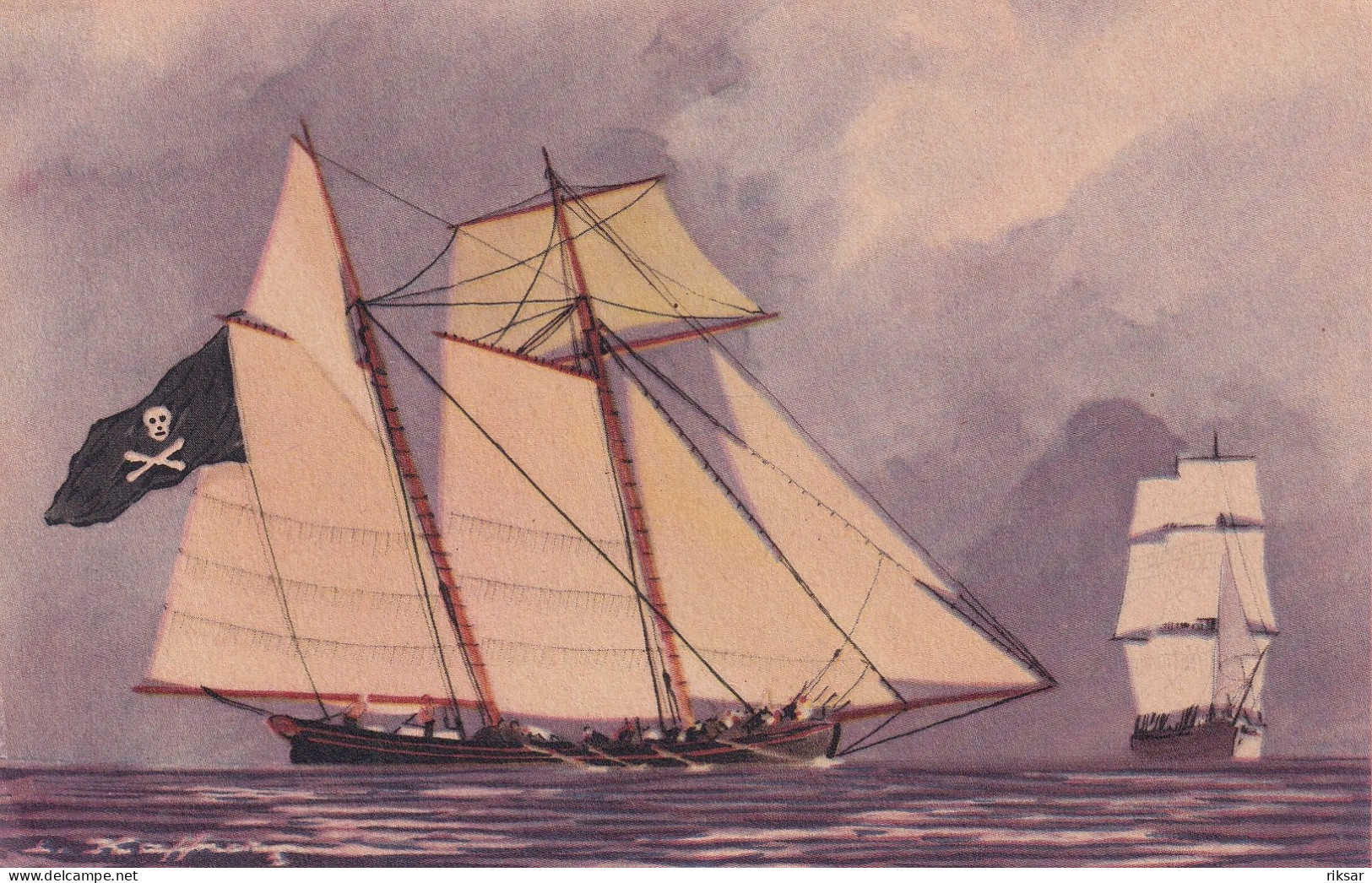 ILLUSTRATEUR(HAFFNER) BATEAU VOILIER - Haffner