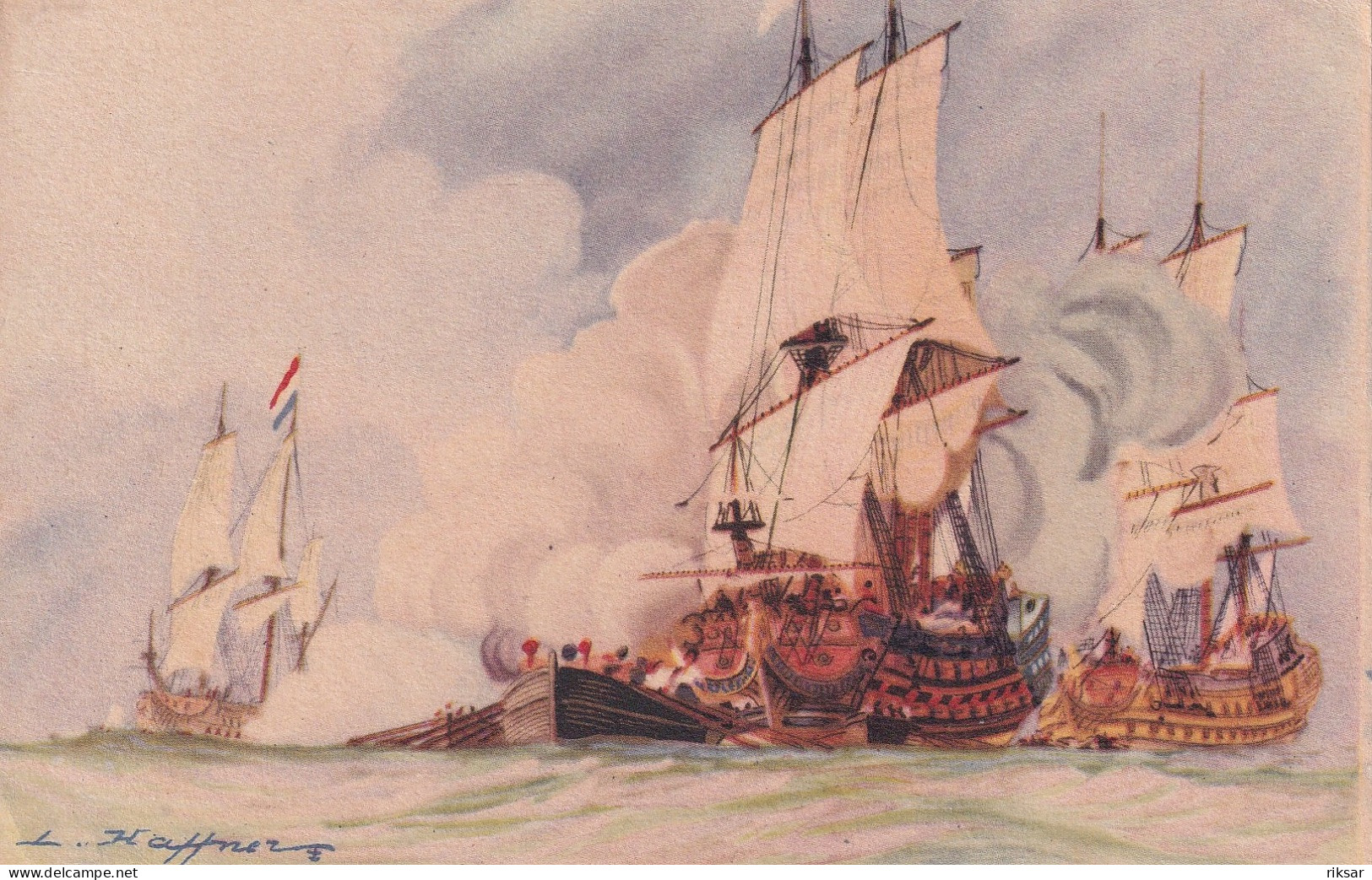 ILLUSTRATEUR(HAFFNER) BATEAU VOILIER - Haffner