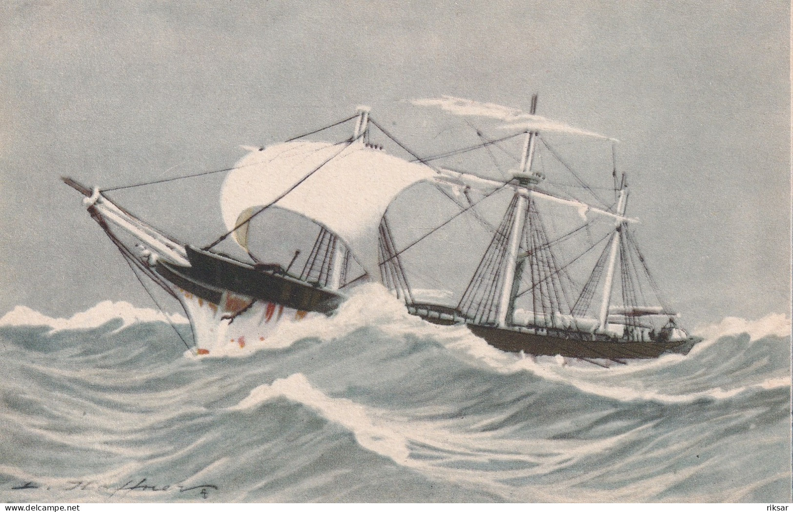 ILLUSTRATEUR(HAFFNER) BATEAU VOILIER - Haffner