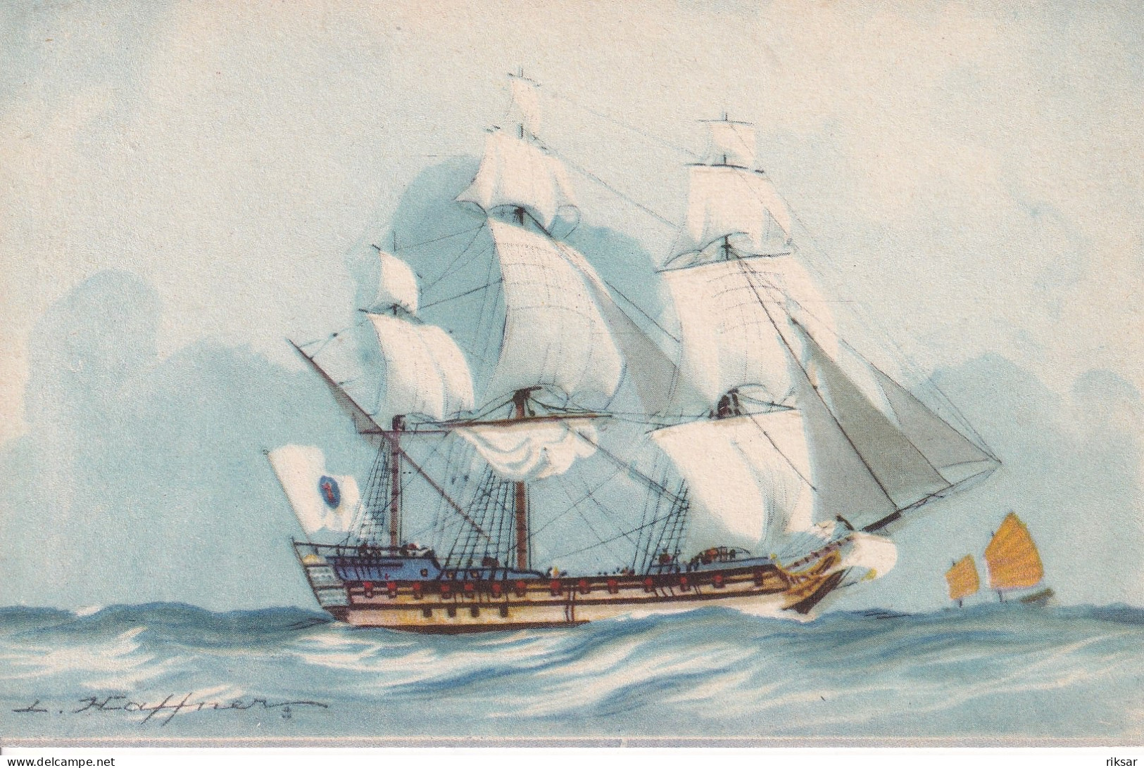 ILLUSTRATEUR(HAFFNER) BATEAU VOILIER - Haffner