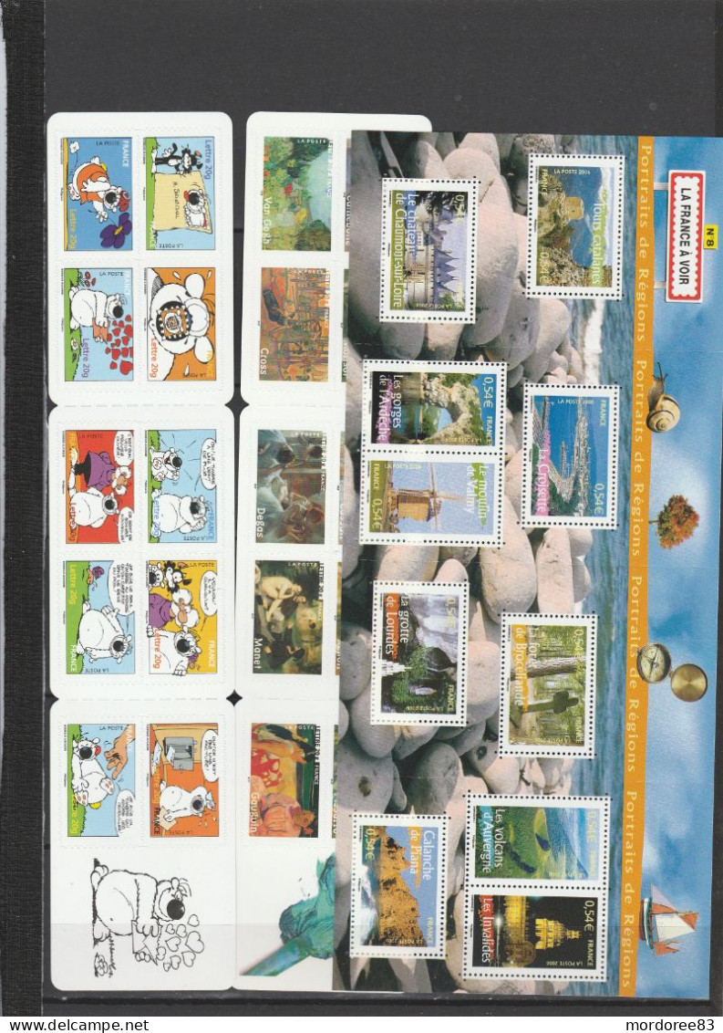 FRANCE 2006 ANNEE COMPLETE 135 TIMBRES NEUF YT 3861 A 3995 COTE 319 EURO - 2000-2009