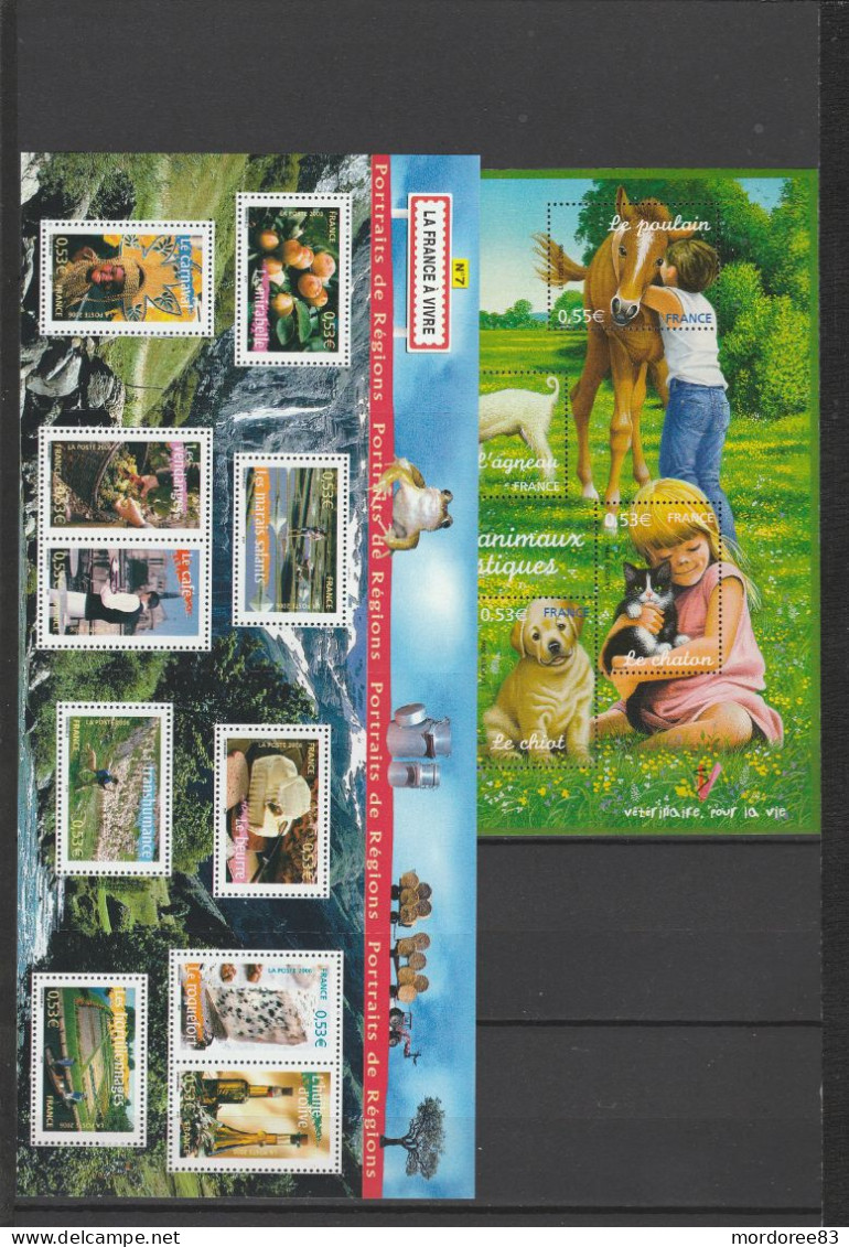 FRANCE 2006 ANNEE COMPLETE 135 TIMBRES NEUF YT 3861 A 3995 COTE 319 EURO - 2000-2009