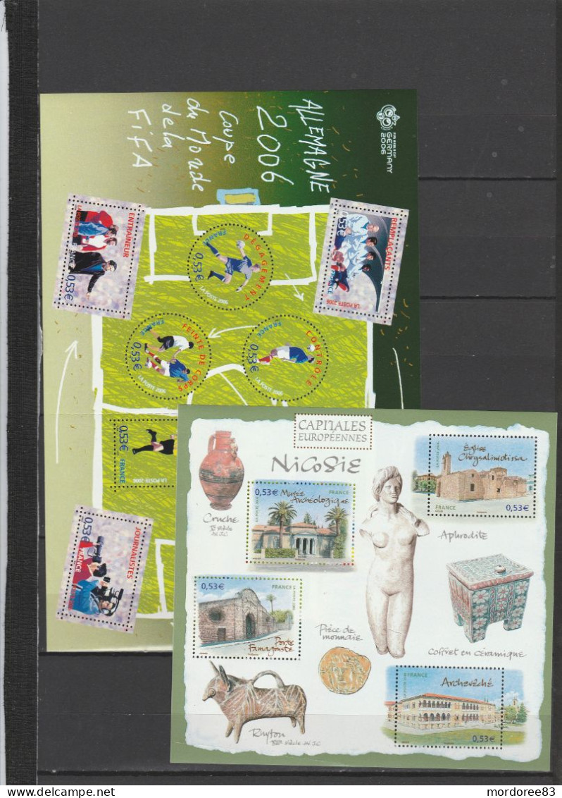 FRANCE 2006 ANNEE COMPLETE 135 TIMBRES NEUF YT 3861 A 3995 COTE 319 EURO - 2000-2009