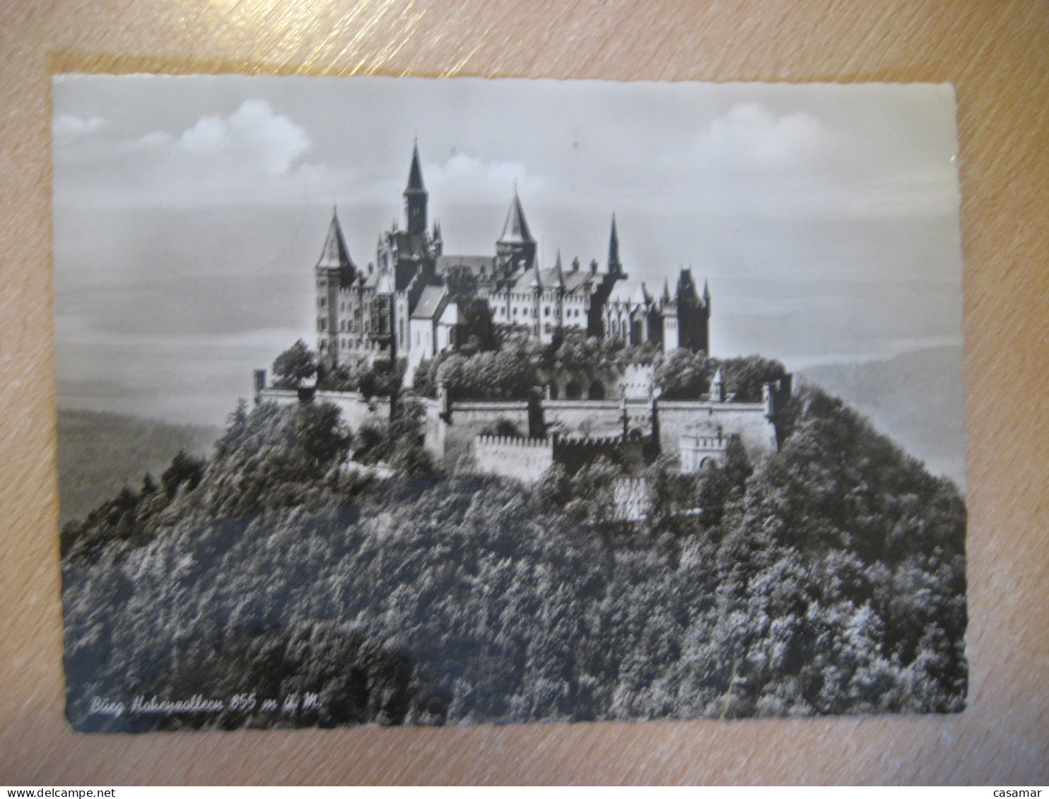 HOHENZOLLERN Castle Chateau 1960 Cancel Bisingen Zollernalbkreis Baden Wurttemberg GERMANY Postcard - Bietigheim-Bissingen