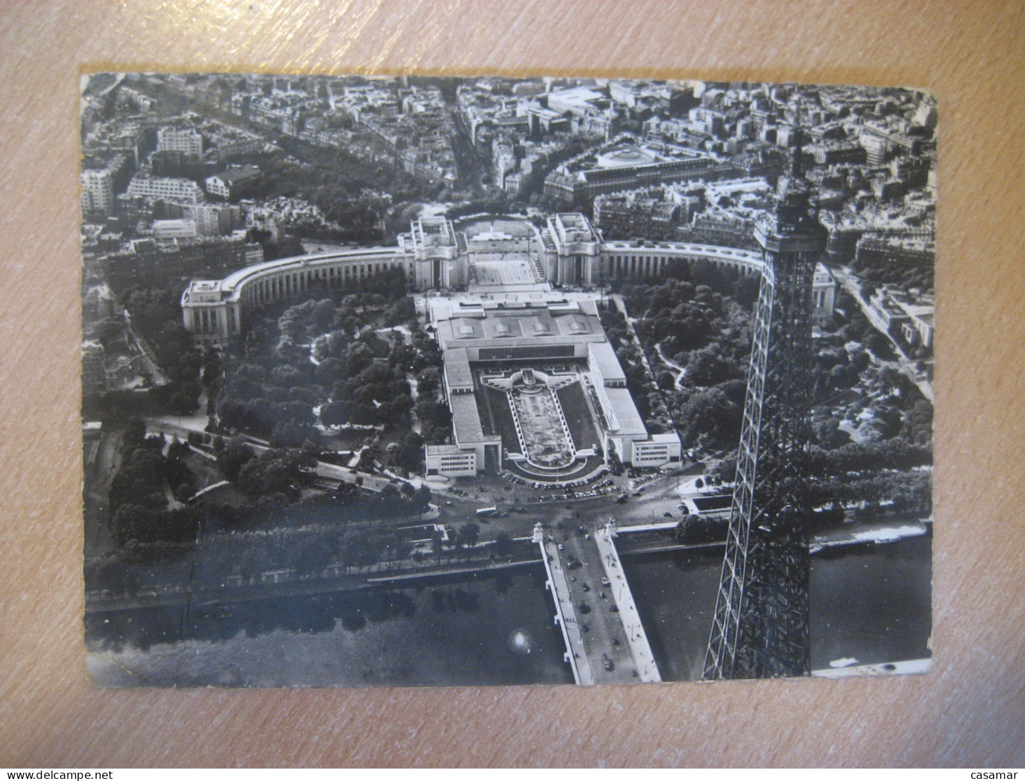 PARIS Palais De Chaillot Pointe De La Tour Eiffel Bridge FRANCE Postcard - Tour Eiffel