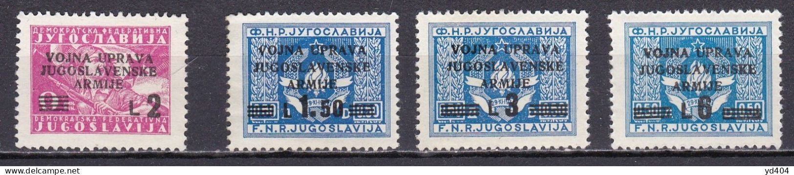 IT505 – ITALY – ISTRIA – 1947 – YOUGOSLAVIAN OCC. LOT – CV 4 € - Yugoslavian Occ.: Istria