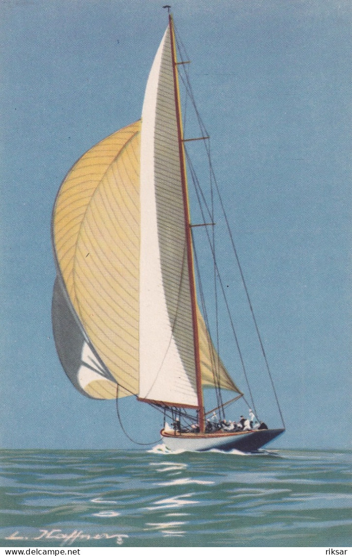 ILLUSTRATEUR(HAFFNER) BATEAU A VOILE - Haffner