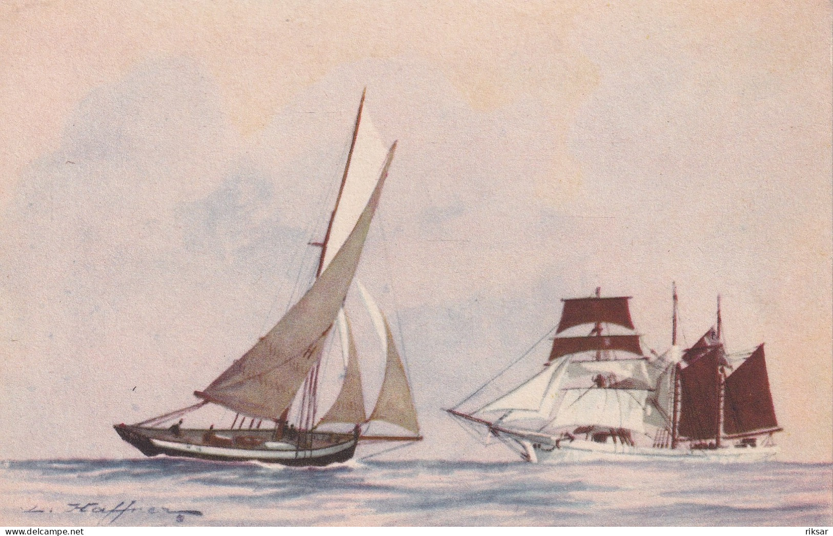 ILLUSTRATEUR(HAFFNER) BATEAU A VOILE - Haffner