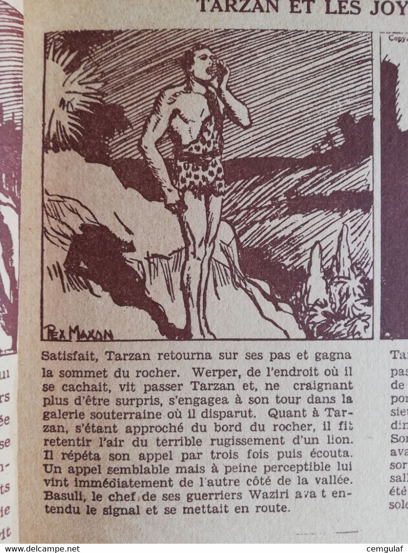 Tarzan Et Les Joyaux D'Opar / EDGAR RICE BURROUGHS - REX MAXON -1944 MONTREAL CANADA (LIVRE IMPRESSION FRANÇAISE)