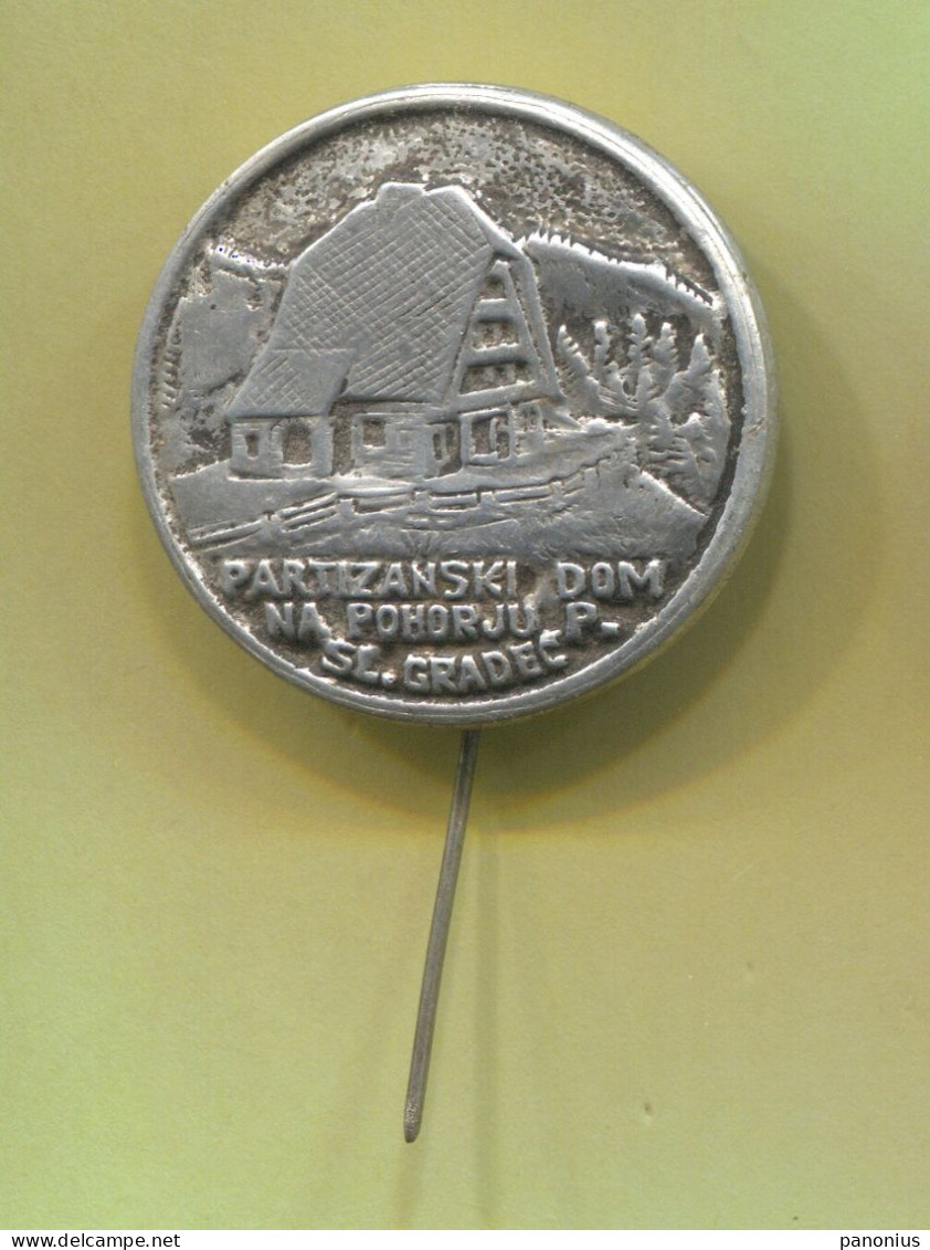 Alpinism Mountaineering - Pohorje Slovenj Gradec Slovenia, Vintage Pin Badge Abzeichen - Alpinismus, Bergsteigen