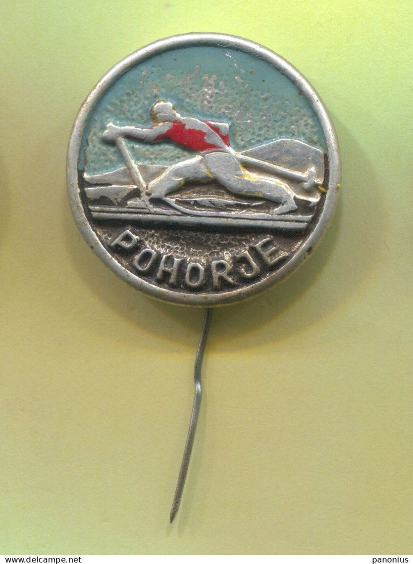 Alpinism Mountaineering - Pohorje Slovenia Ski Skiing, Old Pin Badge Abzeichen - Alpinism, Mountaineering