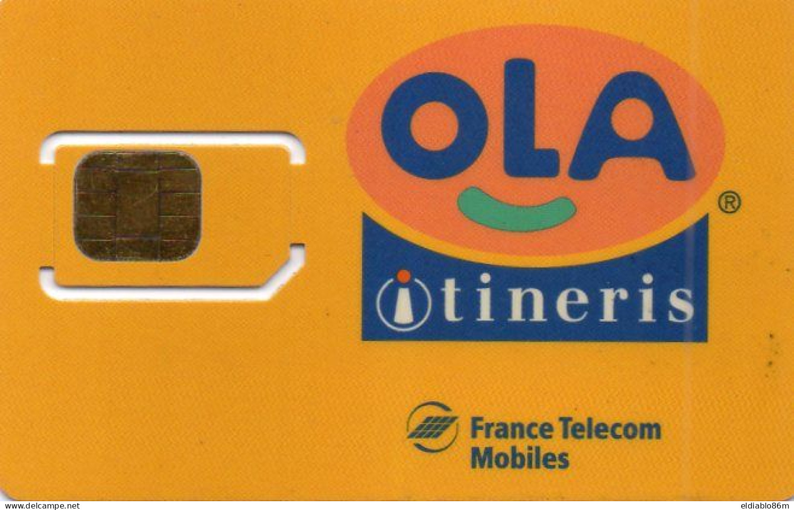 FRANCE - GSM CARD - FRANCE TELECOM MOBILES - OLA ITINERIS - STK V2 - MINT - Nachladekarten (Handy/SIM)