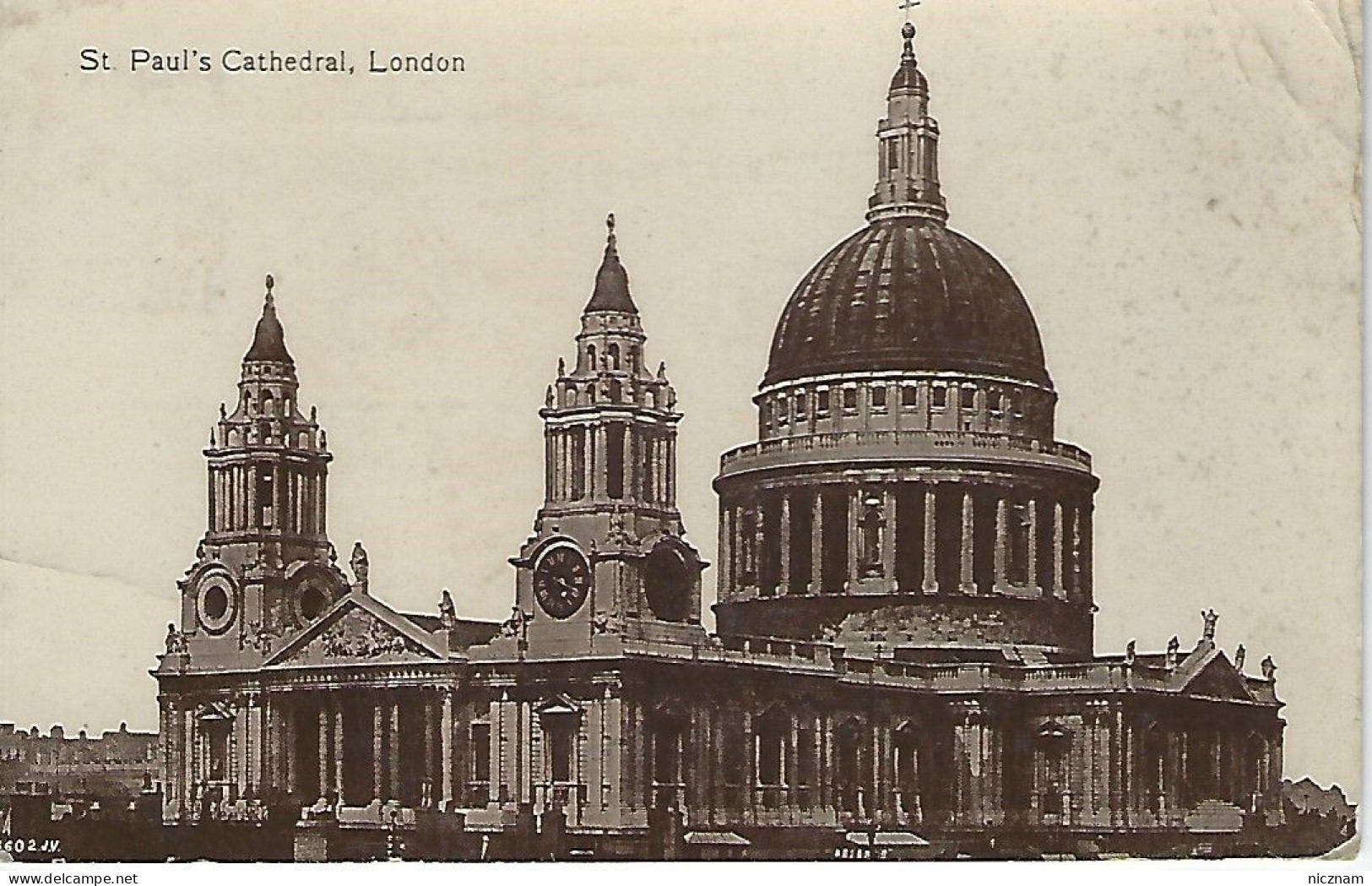 CPA Saint Paul's Cathedral, London, Angleterre (circulée) - St. Paul's Cathedral