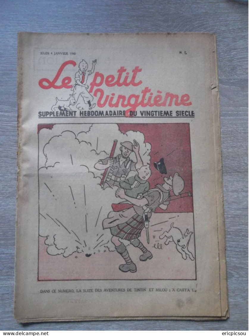 Le Petit Vingtième ANNEE 1940 RARE !  ( Voir Détails ) - Hergé