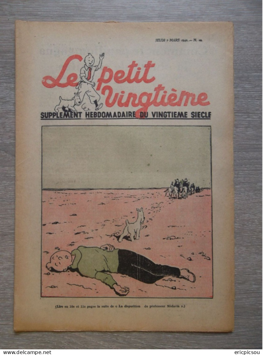 Le Petit Vingtième ANNEE 1940 RARE !  ( Voir Détails )