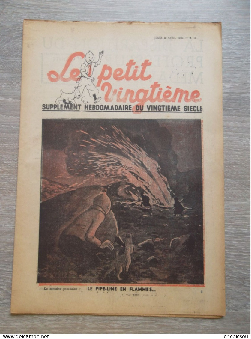 Le Petit Vingtième ANNEE 1940 RARE !  ( Voir Détails )