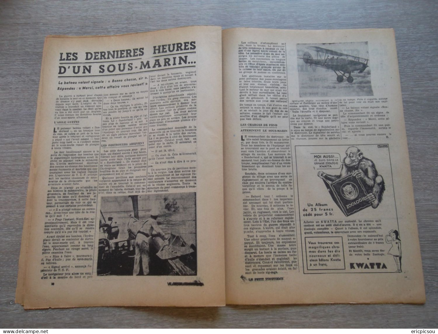 Le Petit Vingtième ANNEE 1940 RARE !  ( Voir Détails )