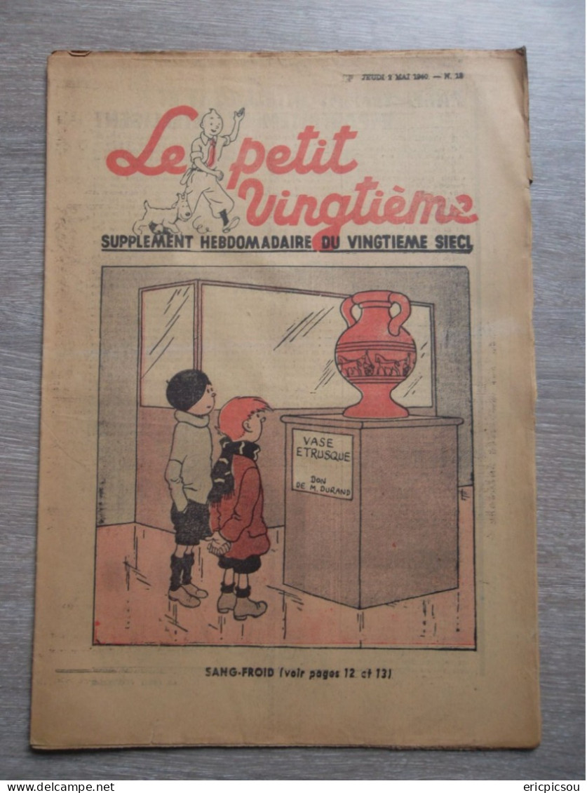 Le Petit Vingtième ANNEE 1940 RARE !  ( Voir Détails )