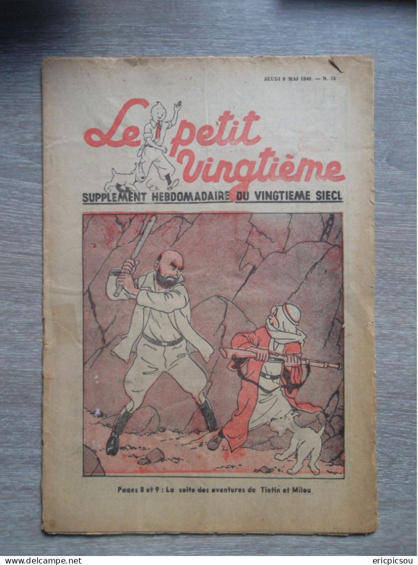 Le Petit Vingtième ANNEE 1940 RARE !  ( Voir Détails )