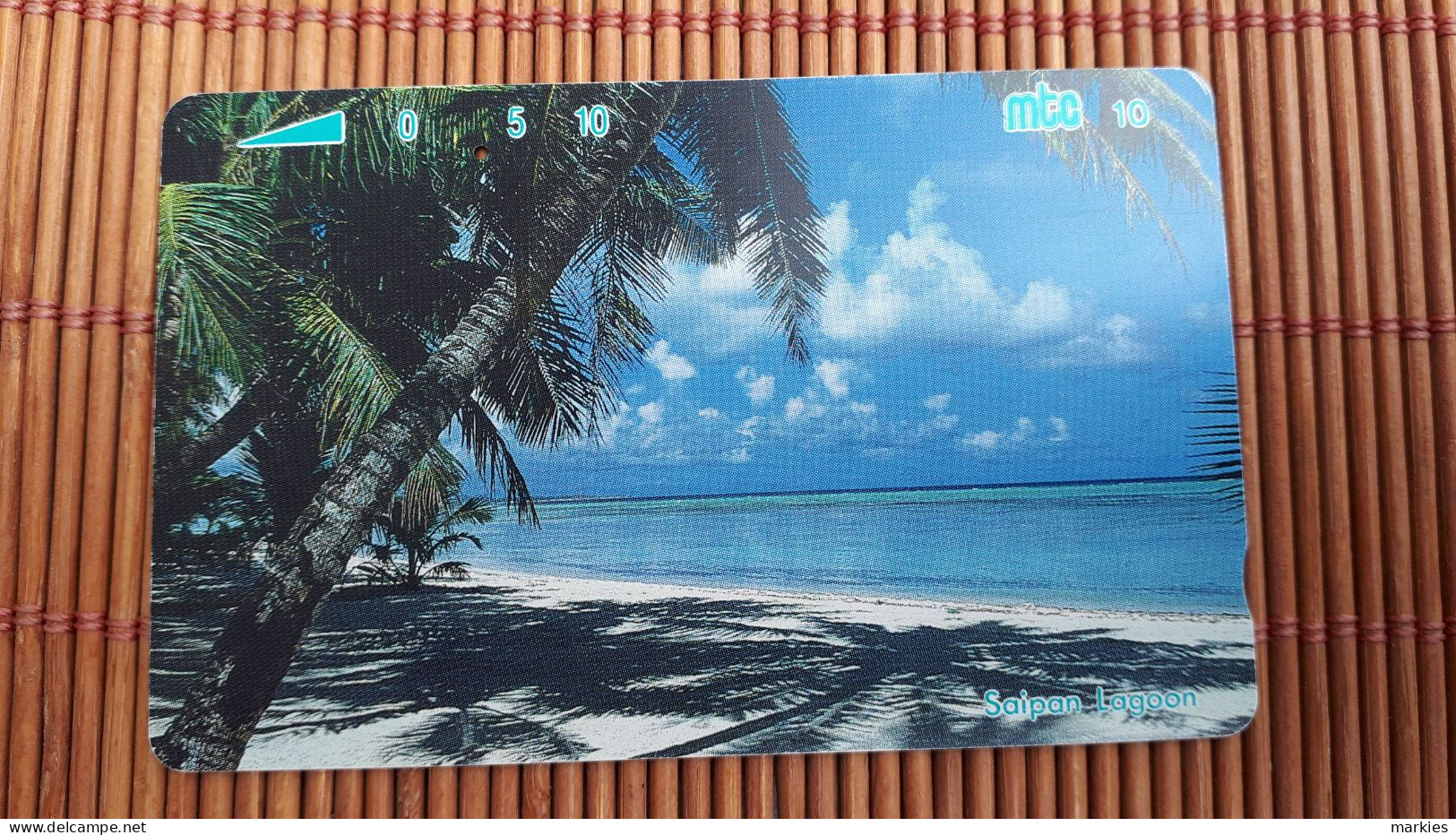 MICRONESIE PHONECARD TAMURA  MTC 10  Used Rare - Micronesia