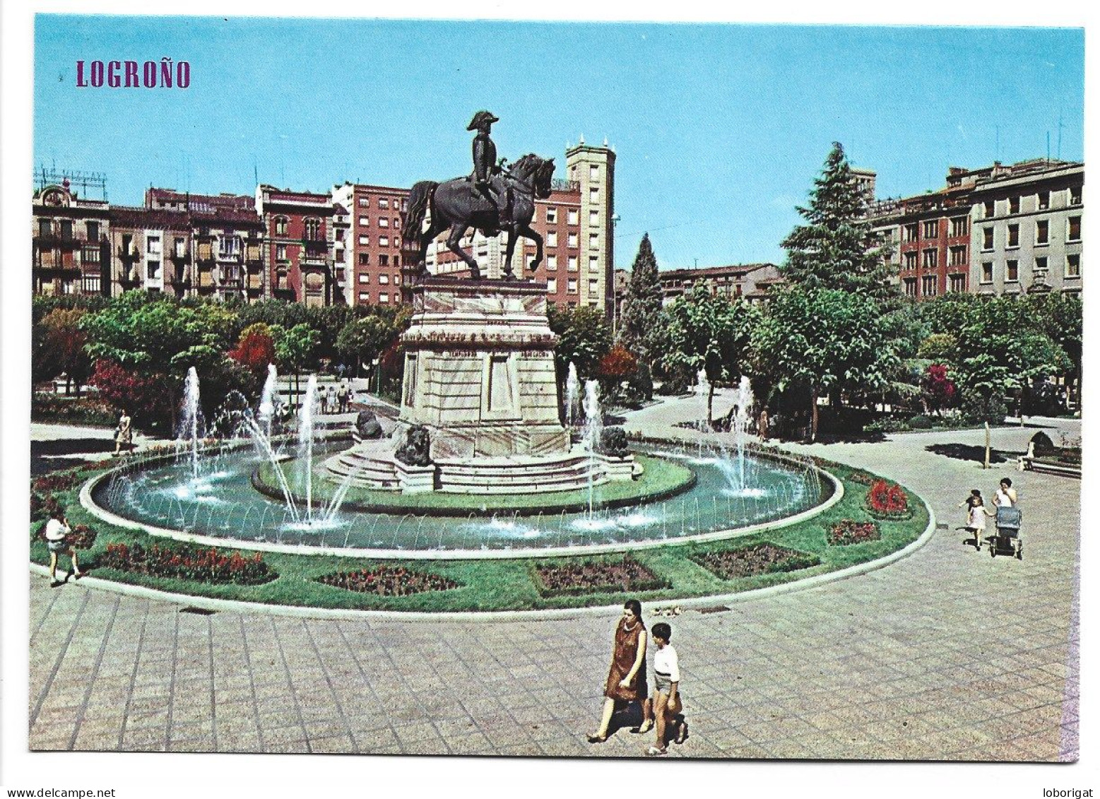 FUENTE DEL GENERAL ESPARTERO / FOUNTAIN OF GENERAL ESPARTERO.- LOGROÑO.- ( ESPAÑA ) - La Rioja (Logrono)