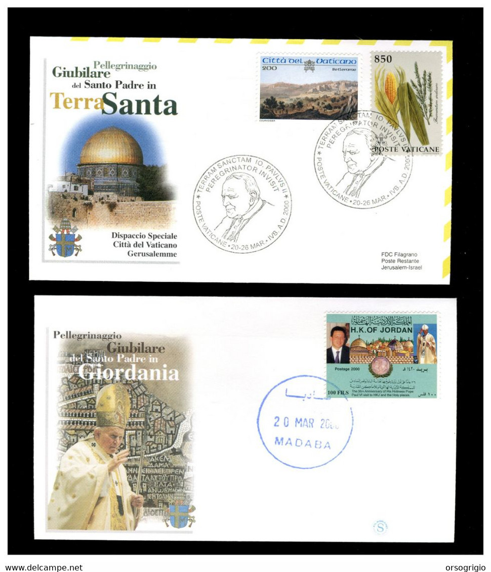 VATICANO - VIAGGI DEL PAPA - 2000 - Viaggio di S.S. GIOVANNI PAOLO II in Egitto e in Israele e Giordania  -   Filagrano