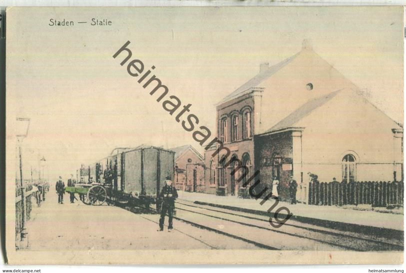 Staden - Statie - Bahnhof - Feldpost - Staden