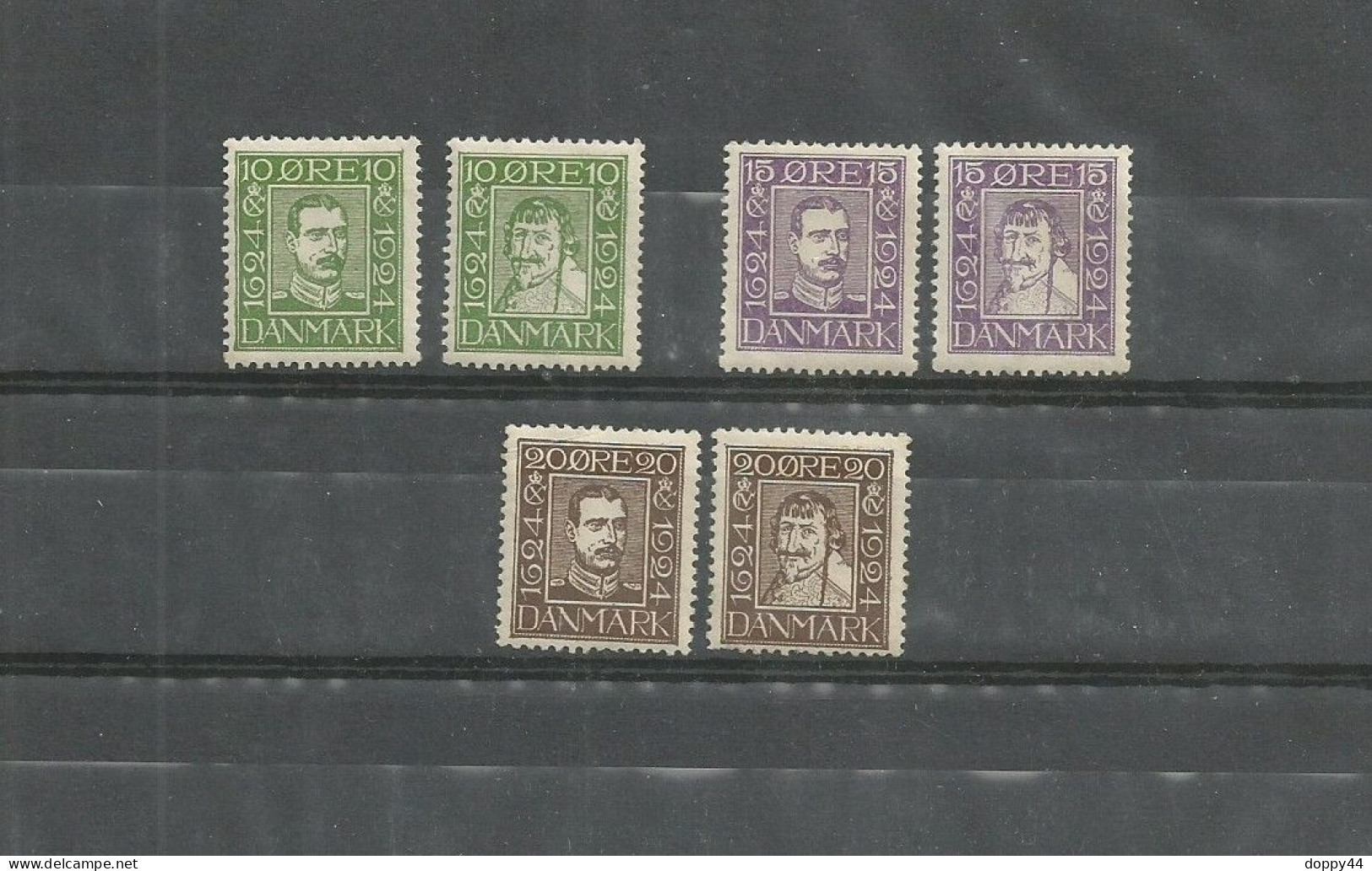 DANEMARK  LOT PROVENANT DE LA SERIE TRICENTENAIRE DE LA POSTE  COTE 36 EUROS. TP NEUFS. - Nuovi