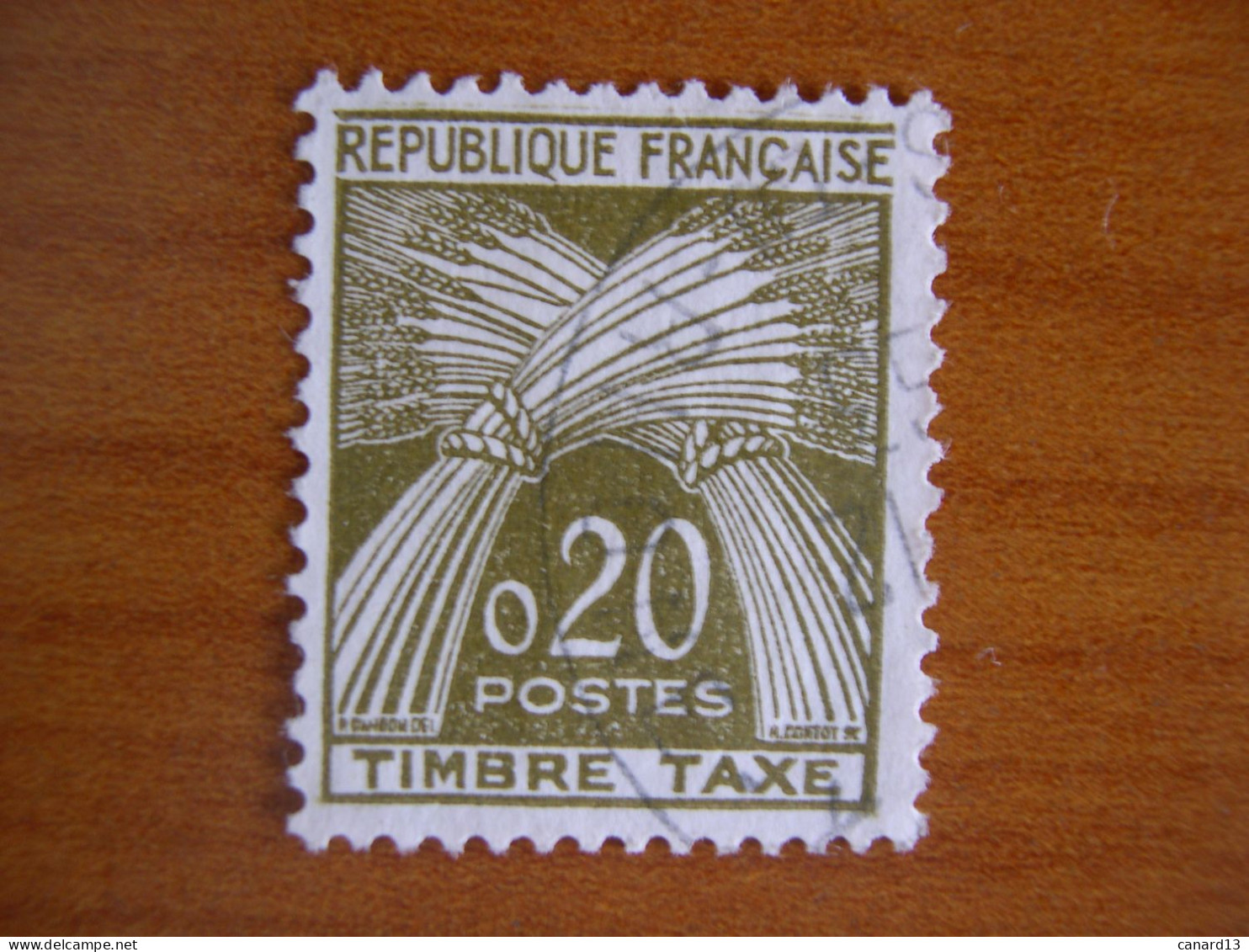 France  Taxe 92 Obl - 1960-.... Afgestempeld