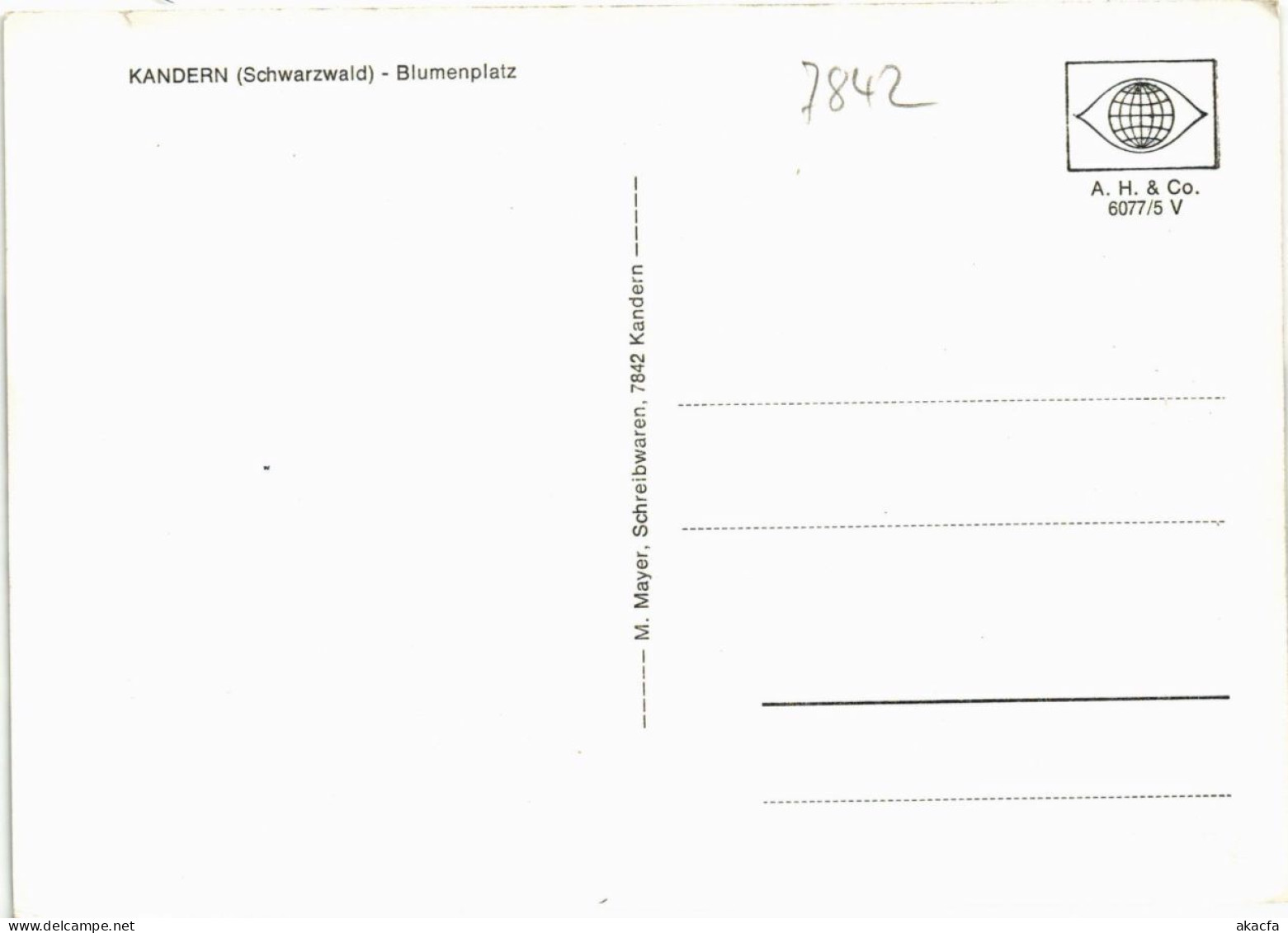 CPA AK Kandern Blumenplatz GERMANY (891352) - Kandern