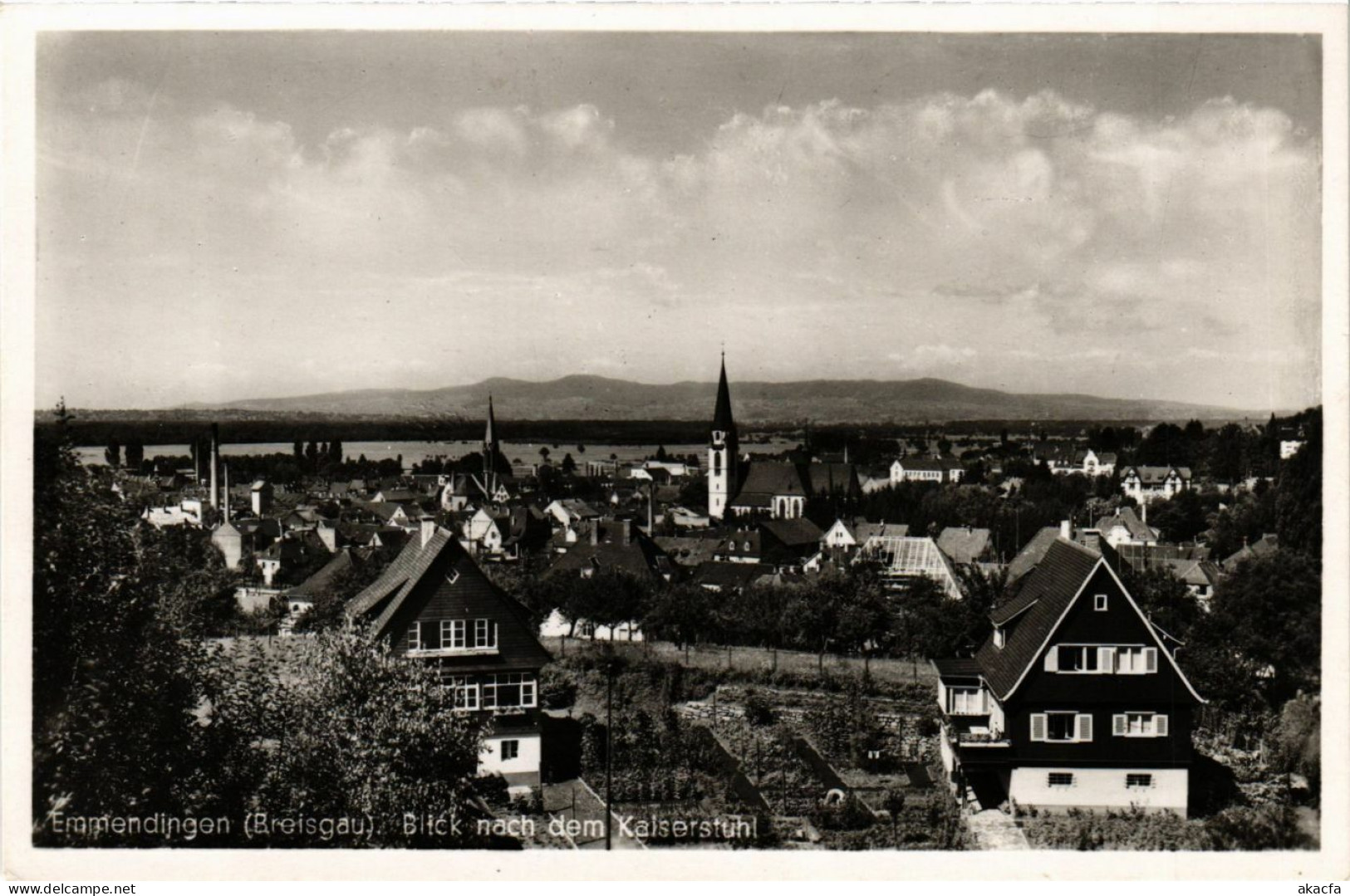 CPA AK Emmendingen Blick Nach Dem Kaiserstuhl GERMANY (891323) - Emmendingen