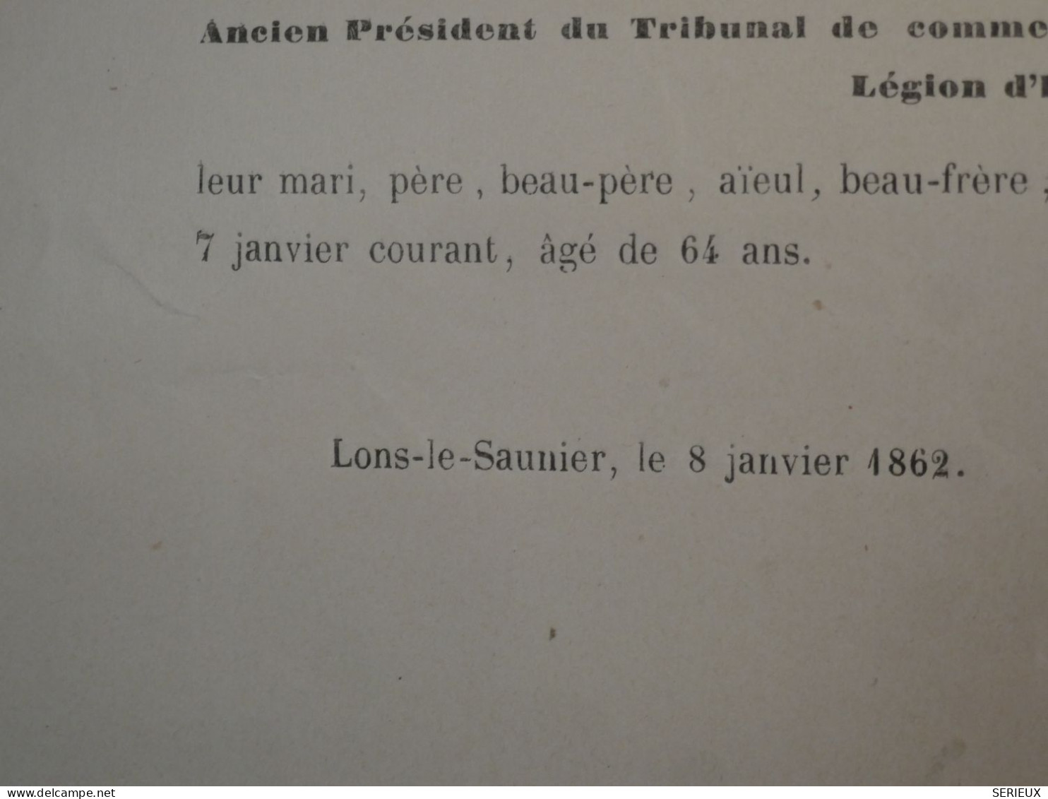 BS12  FRANCE  BELLE LETTRE  1862 CHAMBERY    A PARIS +N° 16+ VOISIN  + AFF. PLAISANT+ +++ - 1853-1860 Napoleon III