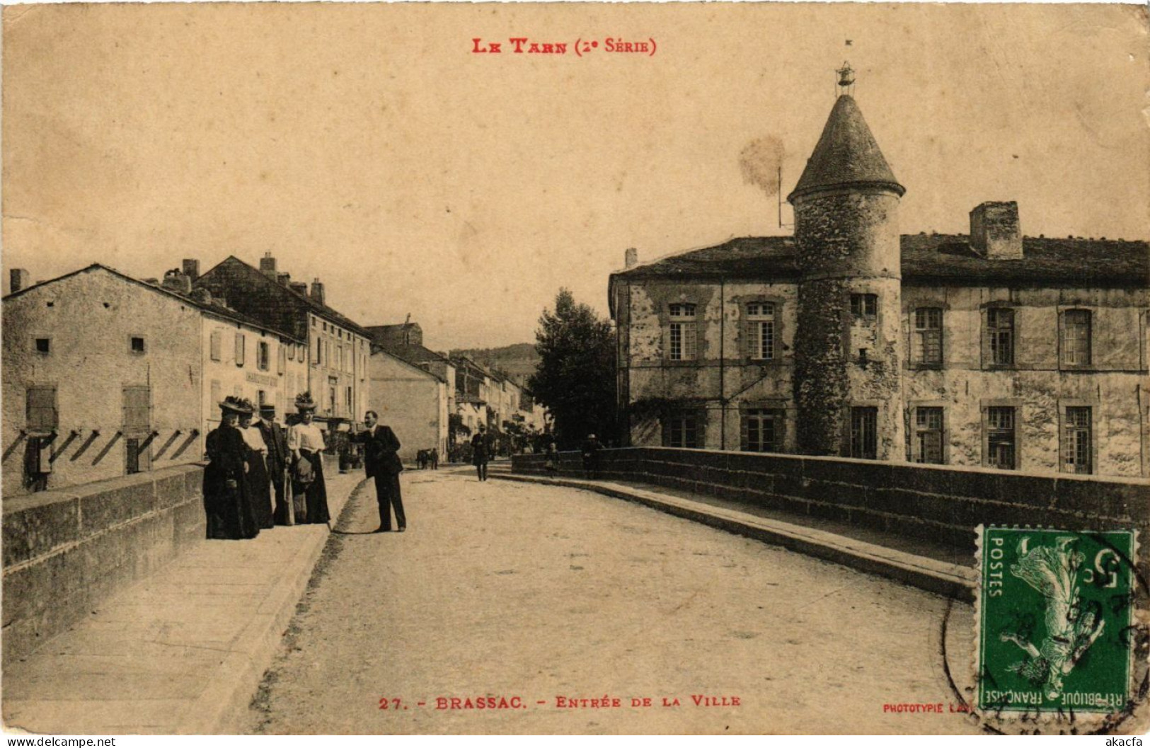 CPA Tarn Brassac Entrée De La Ville Pont (982706) - Brassac