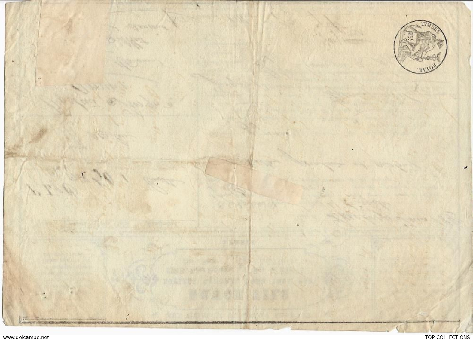 1841  ENTETE GOUGE FILS PARIS  ROULAGE TRANSPORT LETTRE DE VOITURE  Pour Mme D’Ancourt Chateau D’Albert Par Amiens - 1800 – 1899