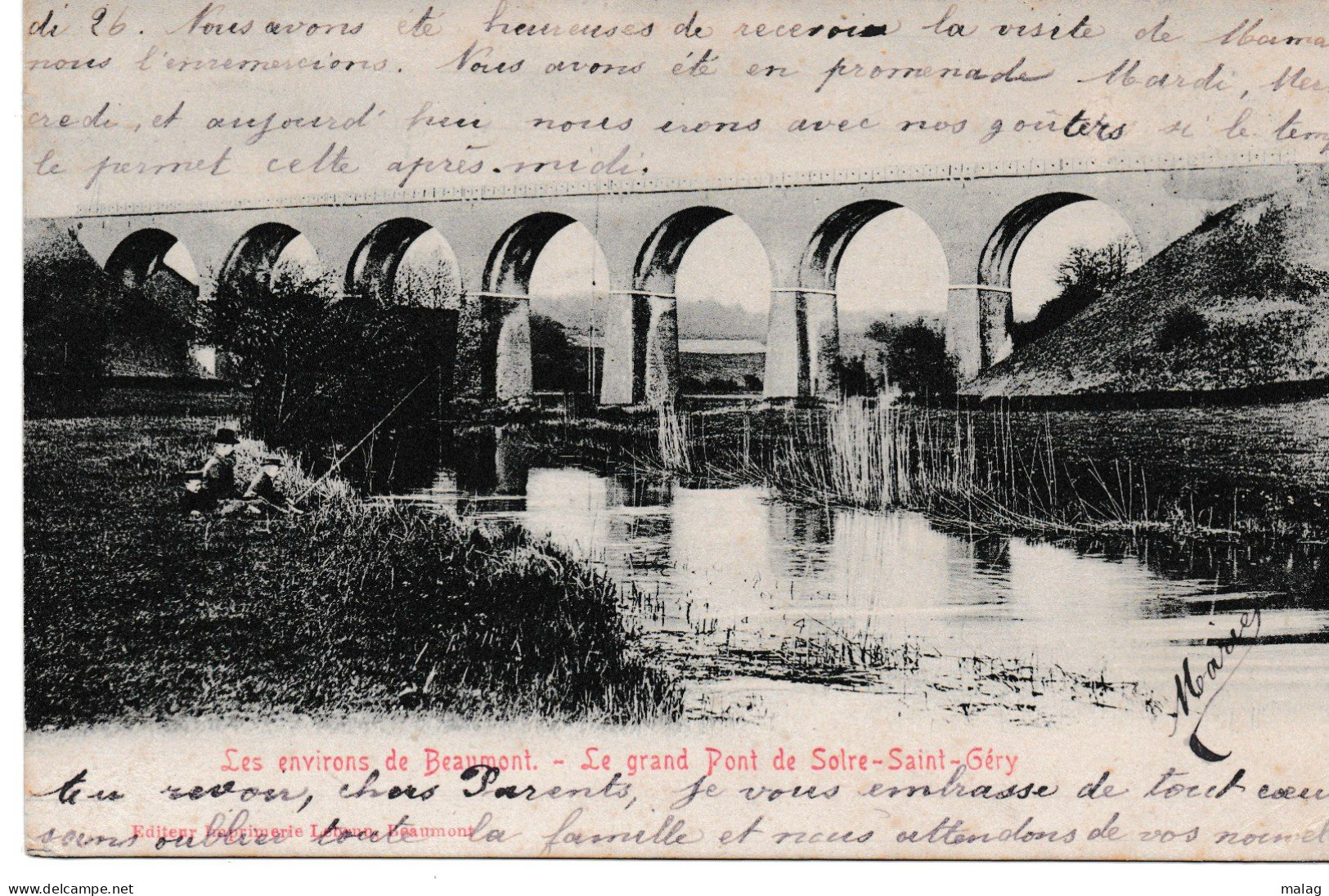 Les Environs De Beaumont Le Grand Pont De Solre -Saint -Géry - Beaumont