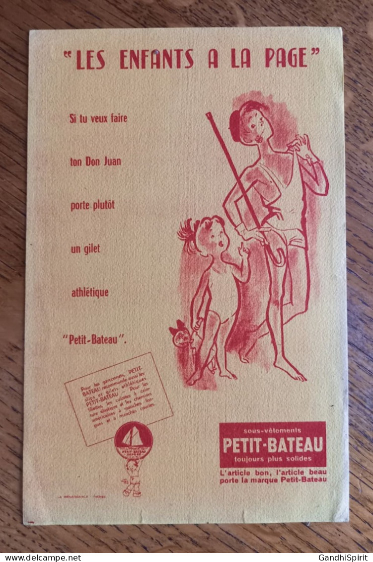 Buvard - Petit Bateau Par Béatrice Mallet - Les Enfants à La Page - Sous Vêtements - Kleding & Textiel
