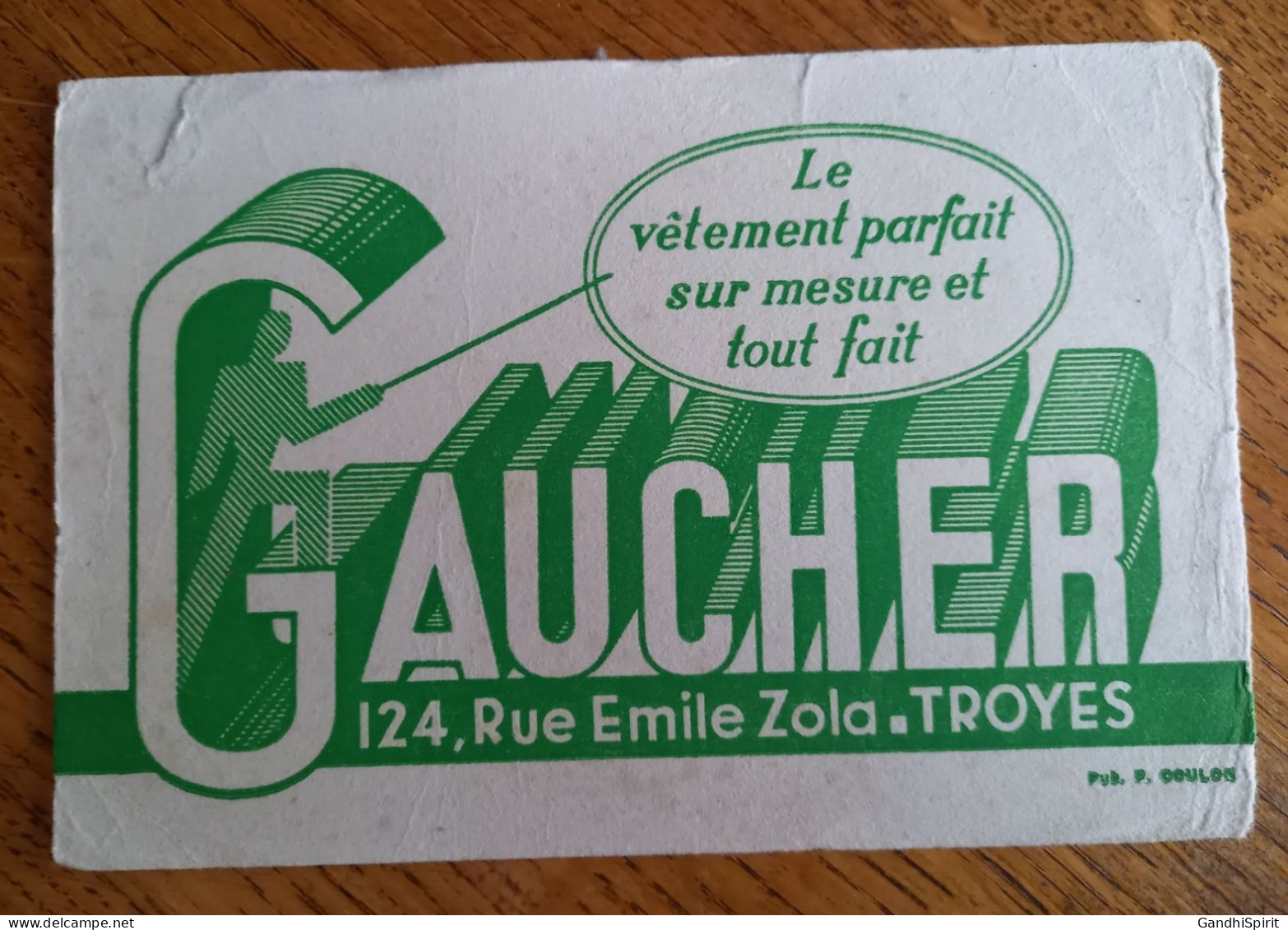 Buvard - Gaucher, Le Vêtement Parfait Sur Mesure, 124, Rue Emile Zola à Troyes - Textile & Vestimentaire