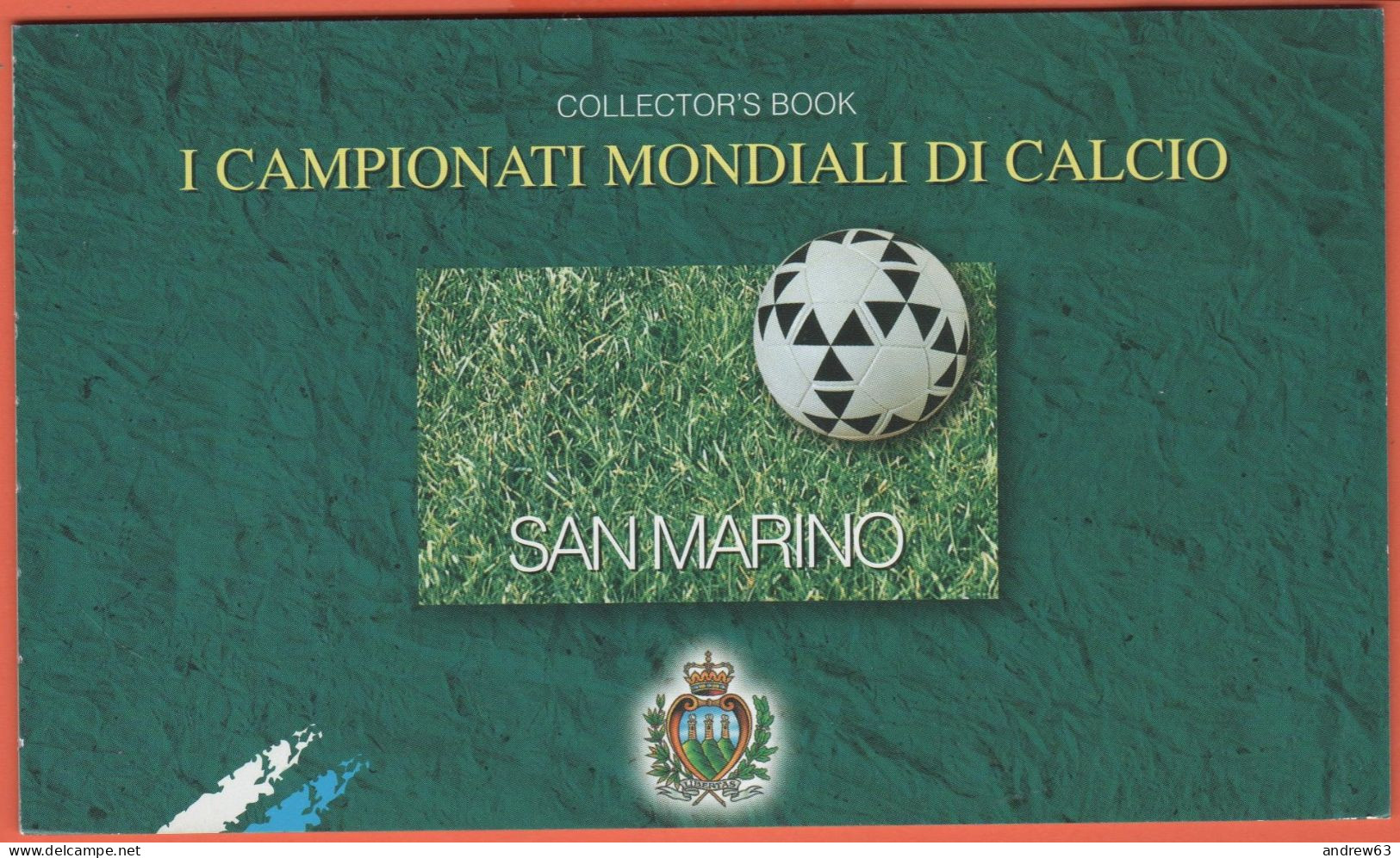 SAN MARINO - 1998 - L5 Campionati Mondiali Di Calcio - Usato Con Annullo Primo Giorno - FDC - Postzegelboekjes