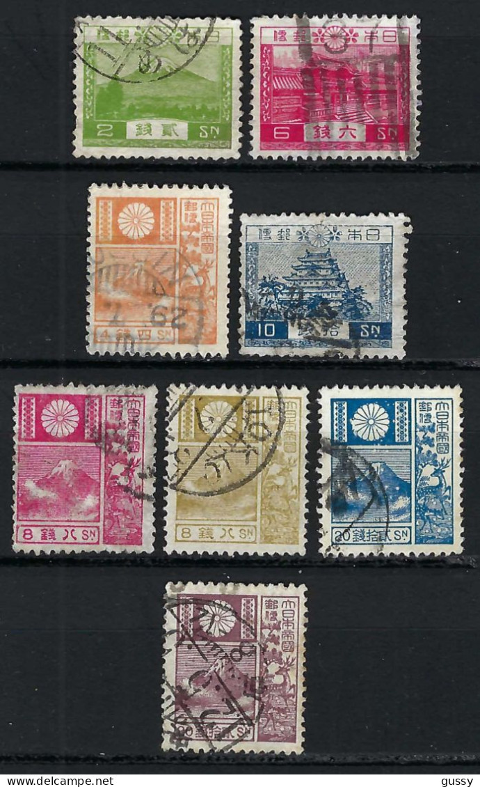 JAPON Ca.1922-39: Lot D'obl. CAD - Used Stamps