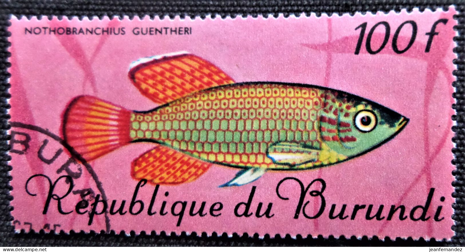 Burundi 1967 Poisson Stampworld N°  337 - Usados