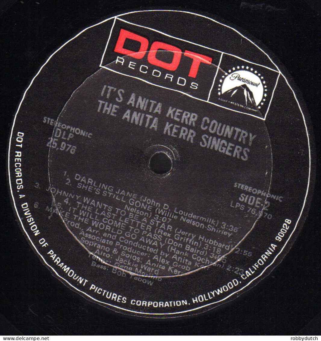 * LP *  IT'S ANITA KERR COUNTRY (USA 1970) - Country Et Folk