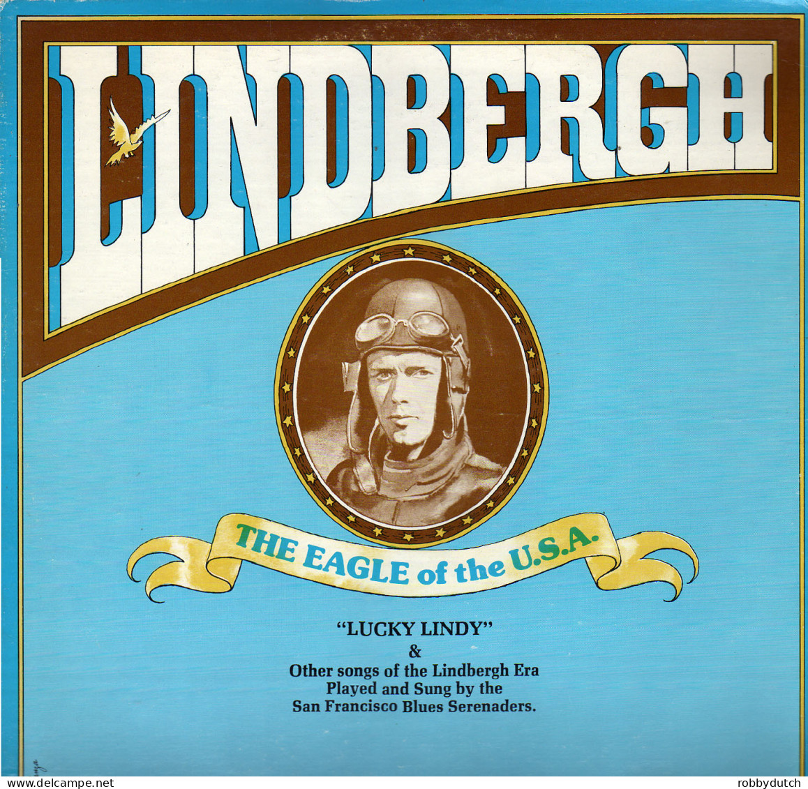 * LP *  SAN FRANCISCO BLUES SERENADERS - LINDBERG (THE EAGLE OF THE USA) - Country Y Folk