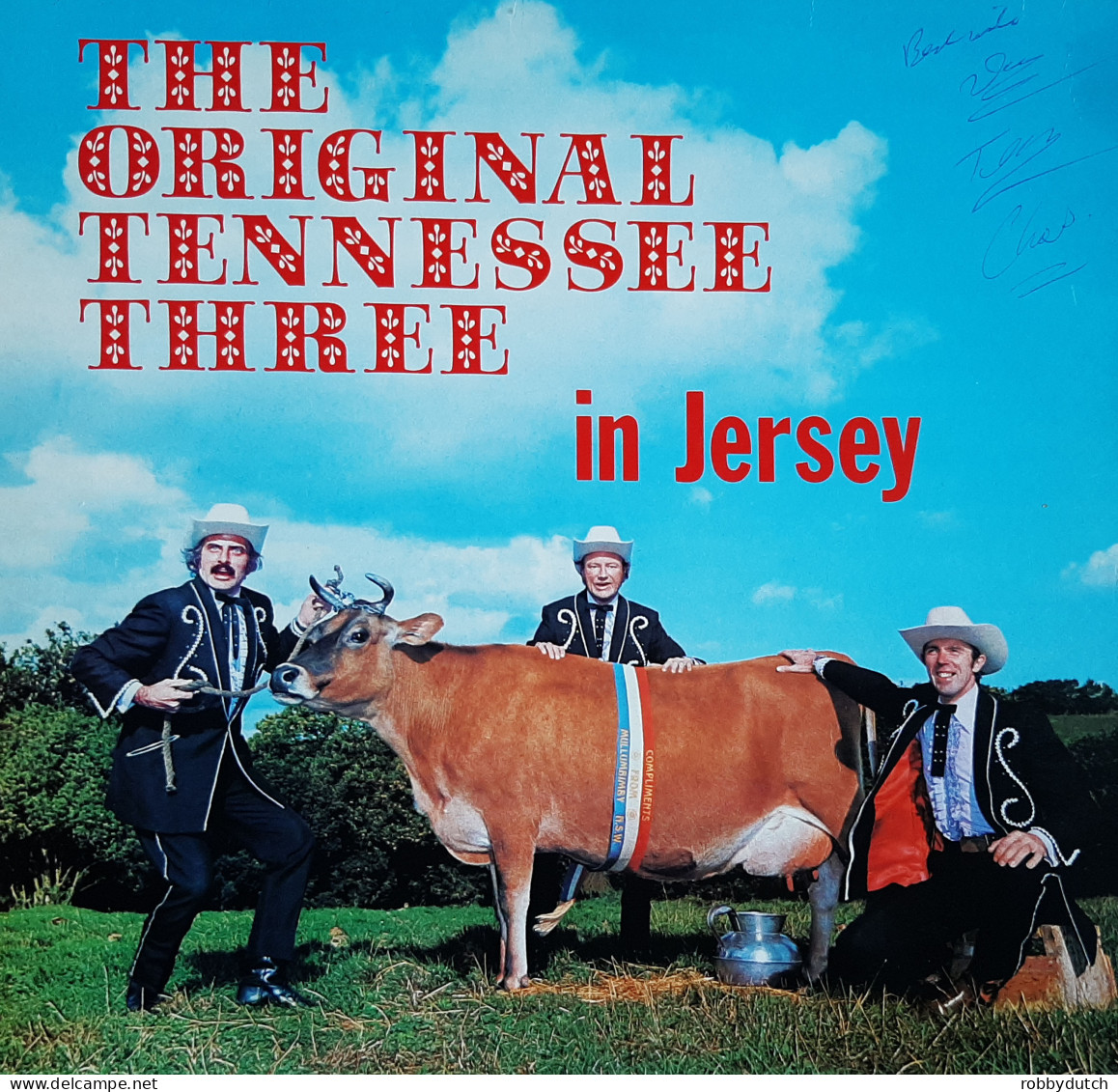 * LP *  THE ORIGINAL TENNESSEE THREE - IN JERSEY (England EX - Handsigned.) - Country & Folk