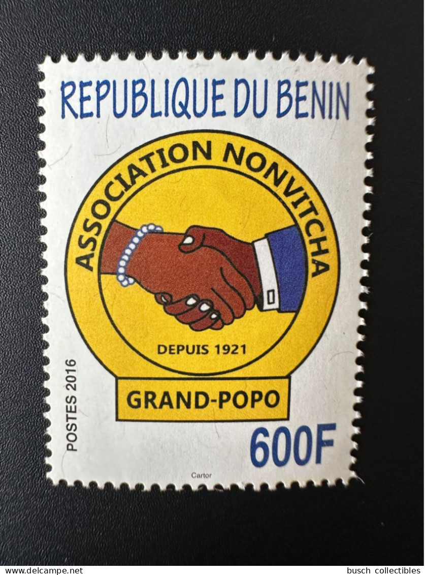 Bénin 2016 Mi. A1673 600F Association Nonvitcha Grand-Popo Depuis 1921 1 Timbre MNH** - Benin – Dahomey (1960-...)