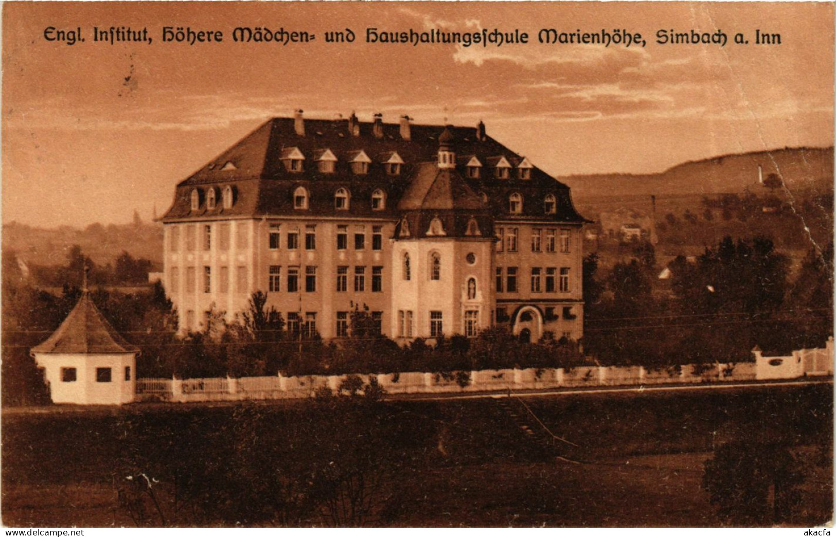 CPA AK Simbach Madchen Und Haushaltungsschule GERMANY (891975) - Simbach